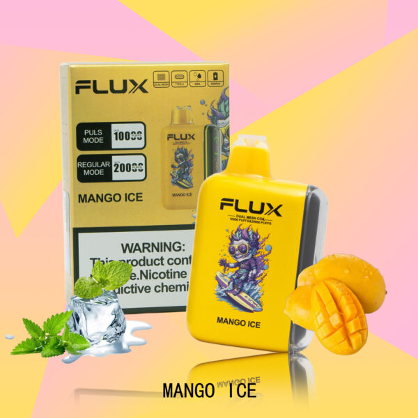 c09dac39a905a74c66be7be8184e2379 FLUX MANGO ICE 20000 PUFFS